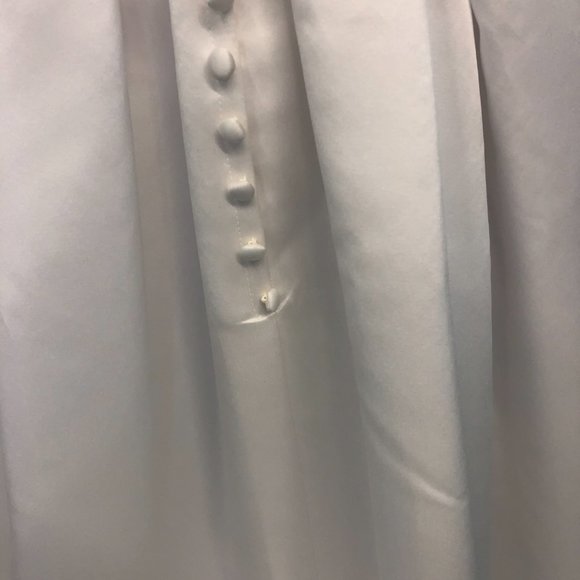 Sample Bridgerton Wedding Dress, Satin Aline ballgown, White Size 4, Reg $2599 - Picture 13 of 16